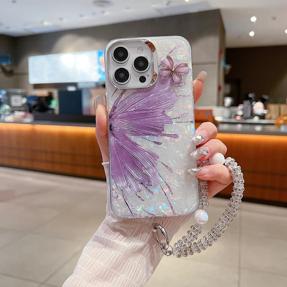Gradient Butterfly Case with Bracelet