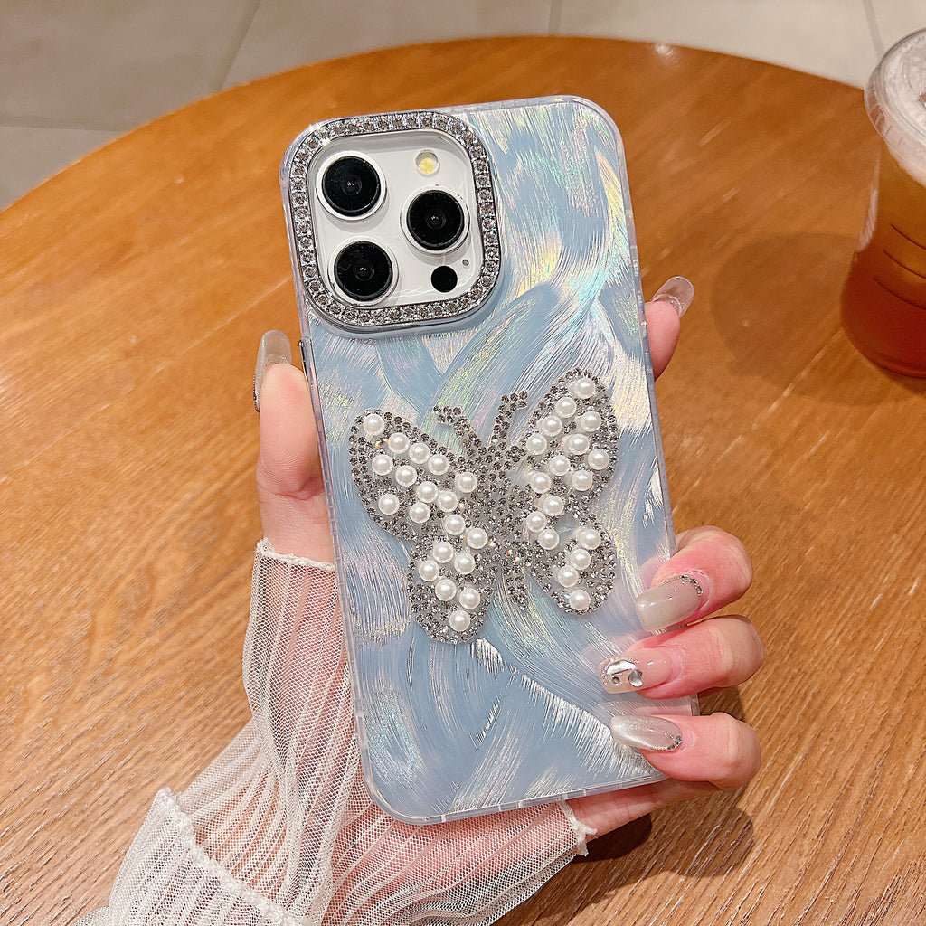 Crystal Butterfly iPhone Case