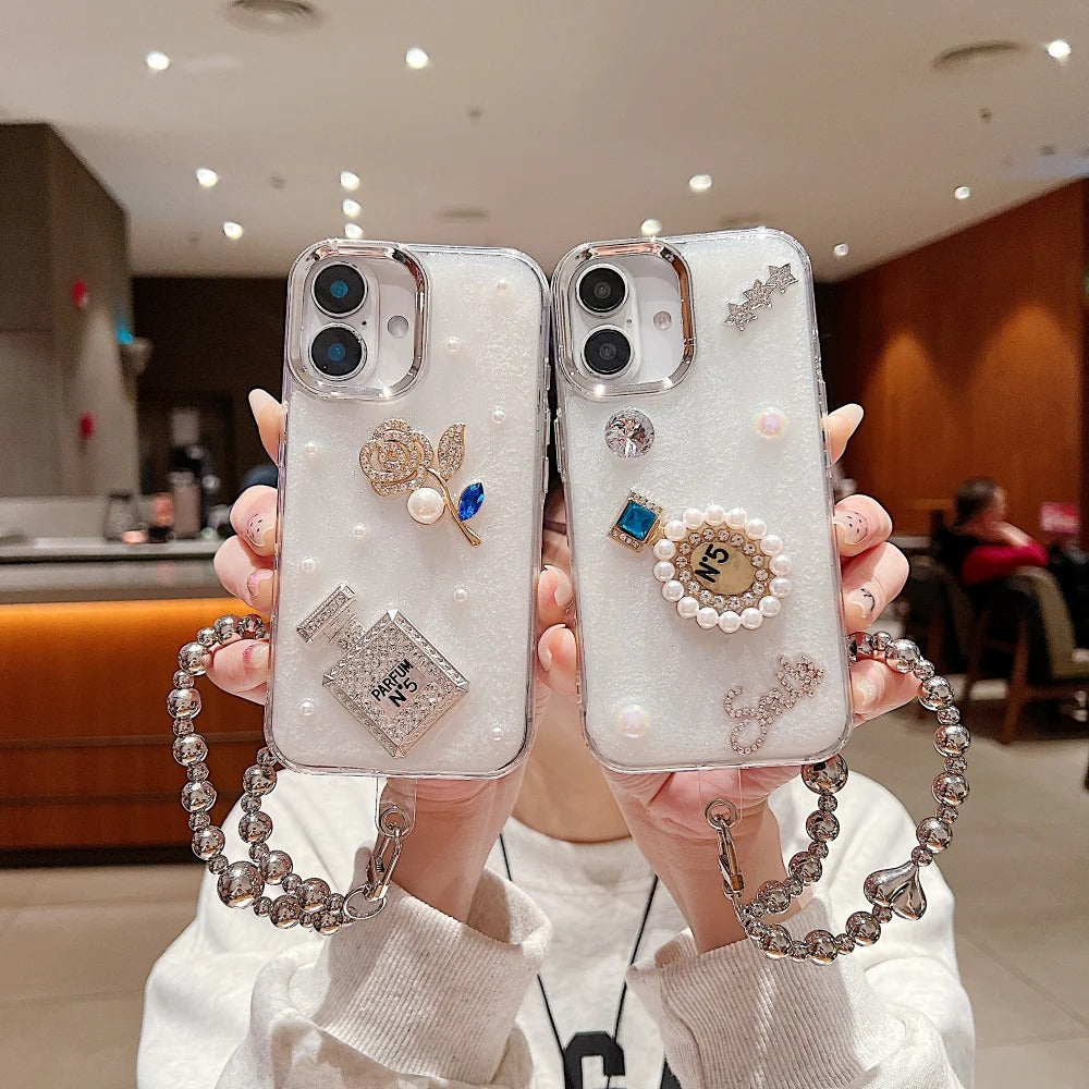 Rubber Gel iPhone Case with Bracelet