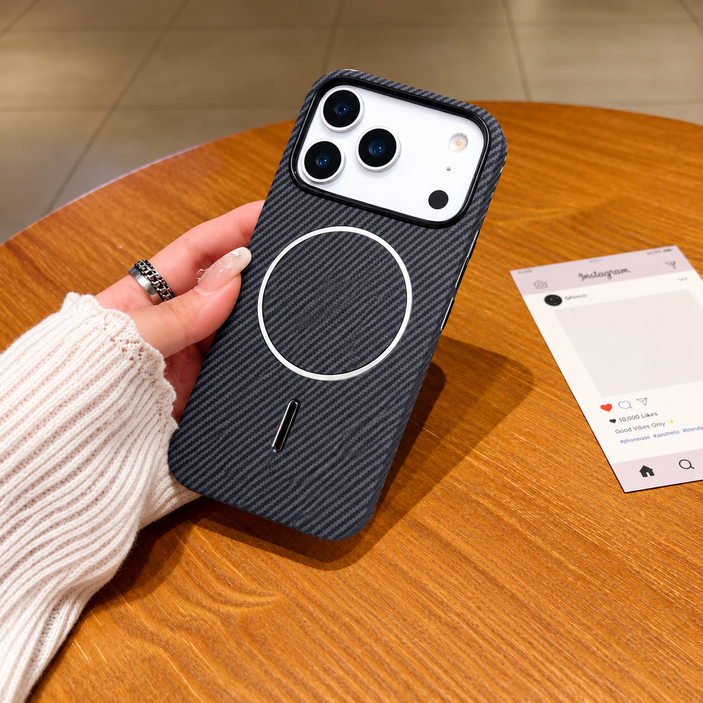 Carbon Fiber MagSafe iPhone Case